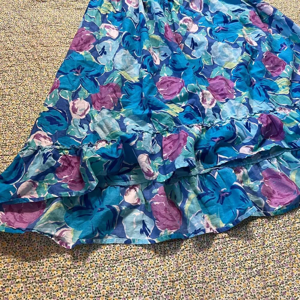 CHILDREN'S  PLACE FLORAL HALTER DRESS GIRLS SIZE 7/8